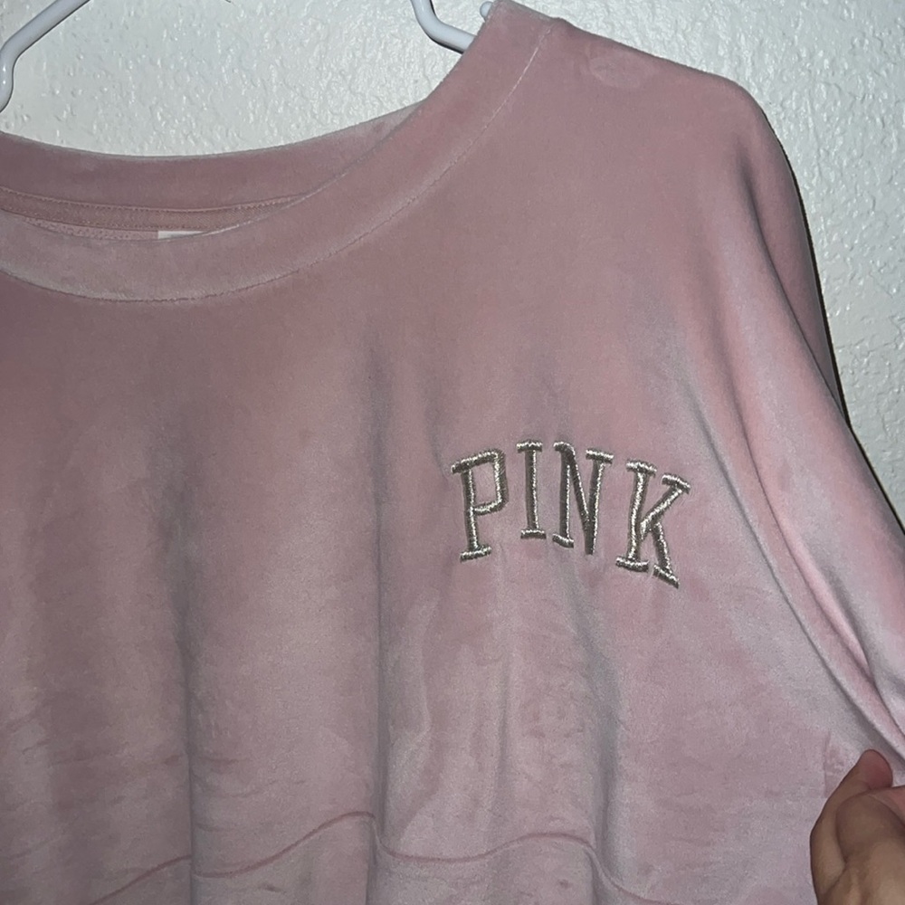 Victoria’s Secret PINK velour long sleeve shirt